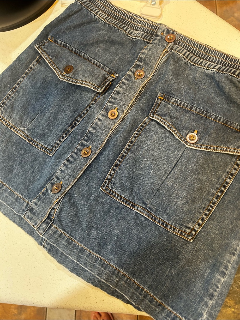 Denim skirt